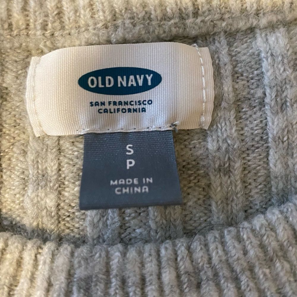 Old Navy light gray sweater size S